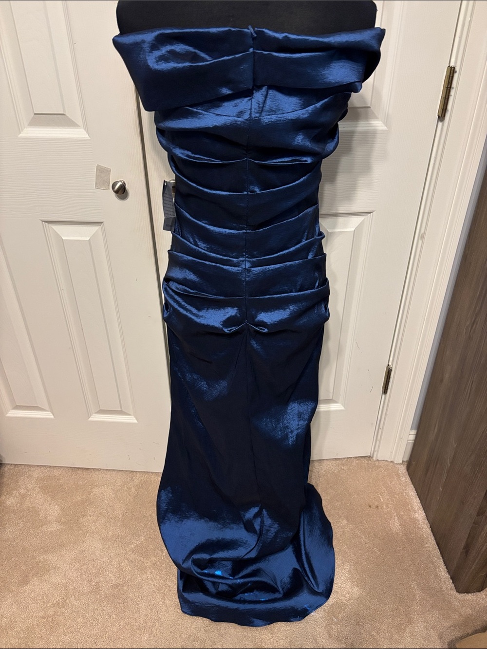 Xscape Off The Shoulder Taffeta Gown - Picture 8 of 12